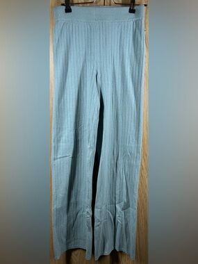 Abercrombie & Fitch Size S Blue Sweater Ribbed Wide Legs Pants
